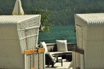 Brauch kaan Wöldmasta, bin scho Chillmasta! Lord W. an der Strandbar Etner, Pertisau, Achensee (Foto: Munich Globe Bloggers)