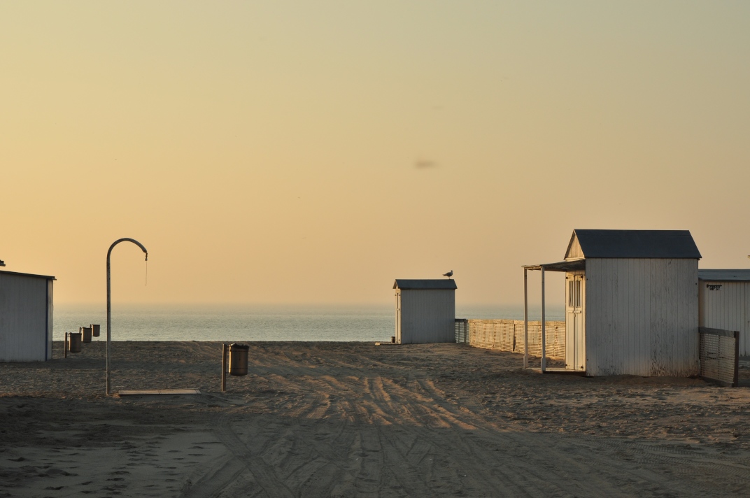 We know the way to the horizon! Kein Welt-Ende ist vor uns sicher. Knokke-Heist, Flandern, Belgien (Foto: Munich Globe Bloggers)