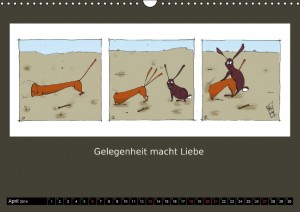 Gelegenheit macht Liebe - aus dem Kalender Mensch und Hund (Caroline Brösamle)
