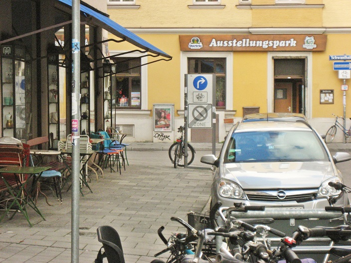 Unveränderlicher als jede Ruhrpott-Sackgasse: Parkstraße, München – ein Juwel post-proletarischer Dekadenz (Foto: Munich Globe Bloggers)