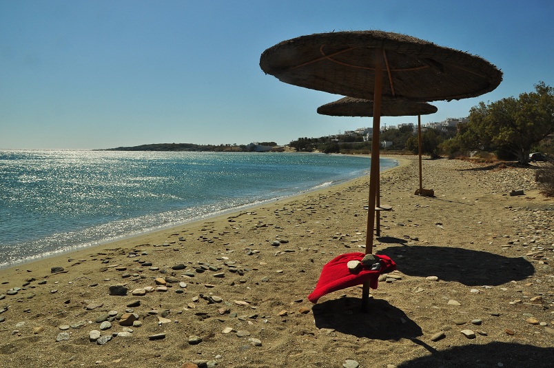 Wish you were here: Pink-Floyd-Innencover neo-spacig nachgestellt am Laouti-Beach (Foto: Munich Globe Bloggers)