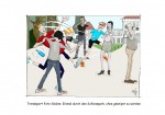 Click, Click, Clickeria: Schlosspark Nymphenburg, München (Cartoon: Caroline Brösamle)